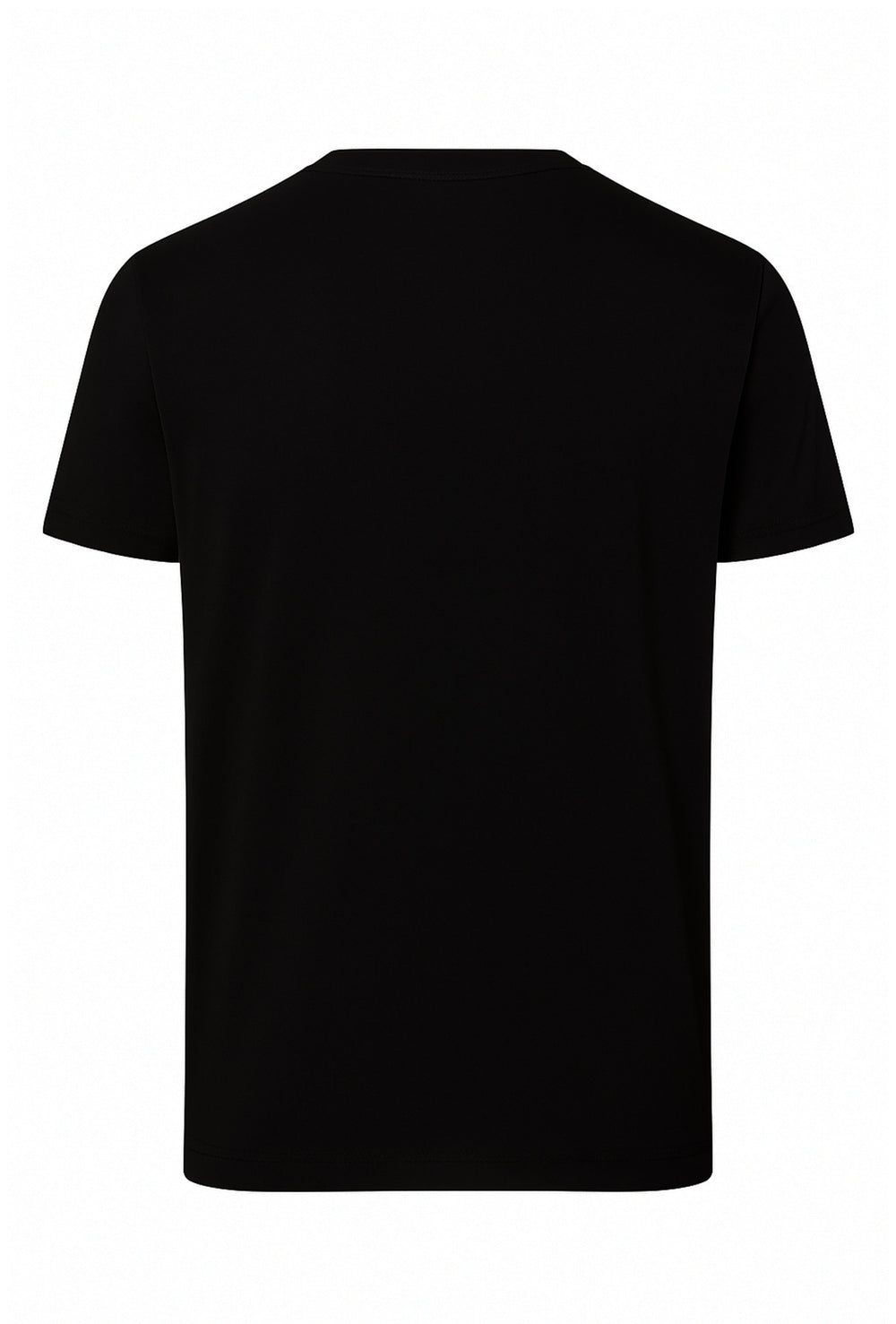 T-Shirt Uomo CALVIN KLEIN logo gommato cucito - NERO