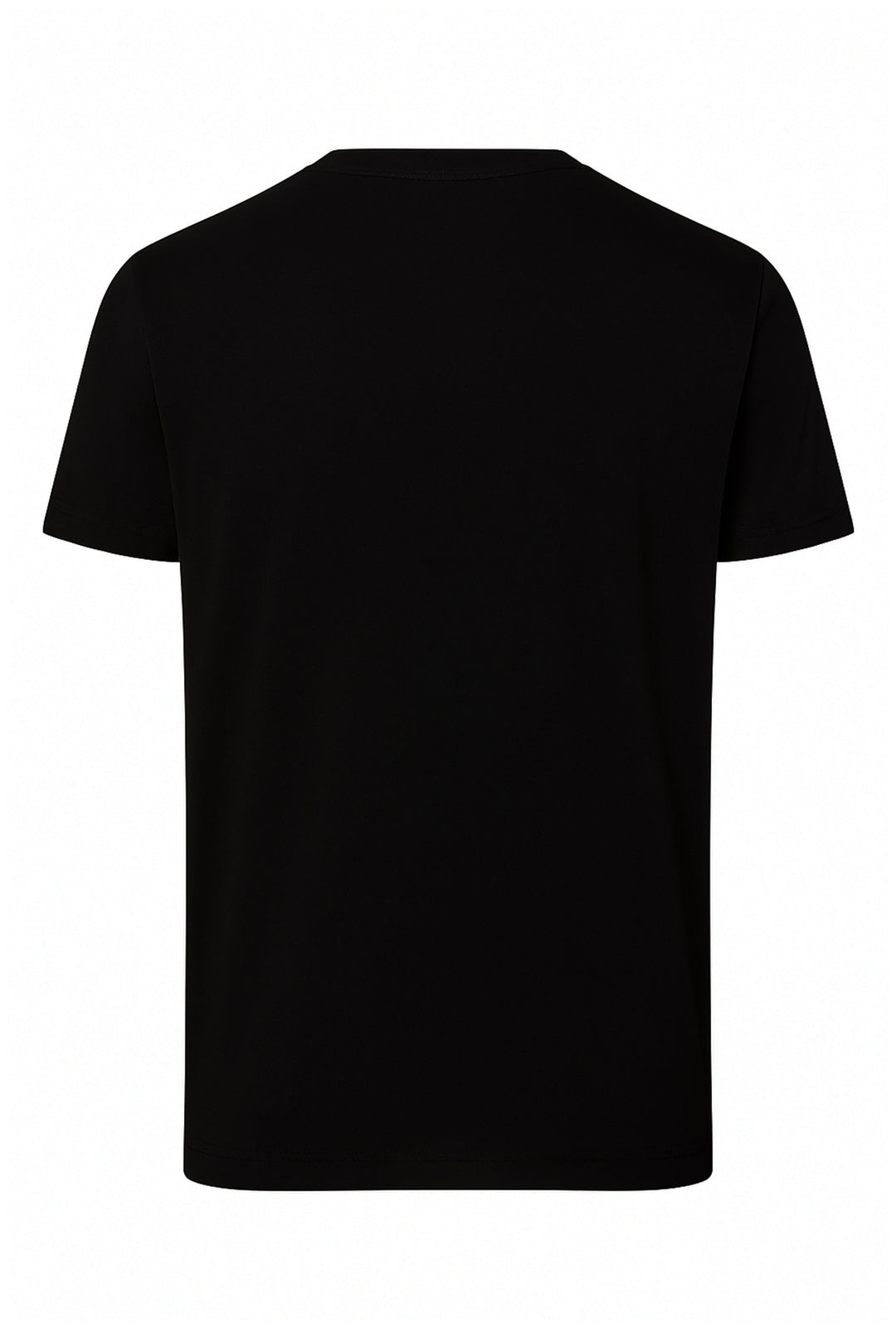 T-Shirt Uomo CALVIN KLEIN logo gommato cucito - NERO