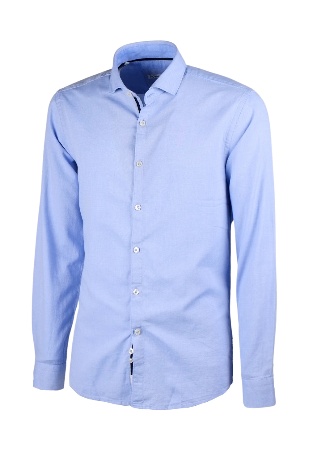 Camicia Uomo 100% Cotone trama Lavorata Modello semi slim Fit Camicie Dresserd