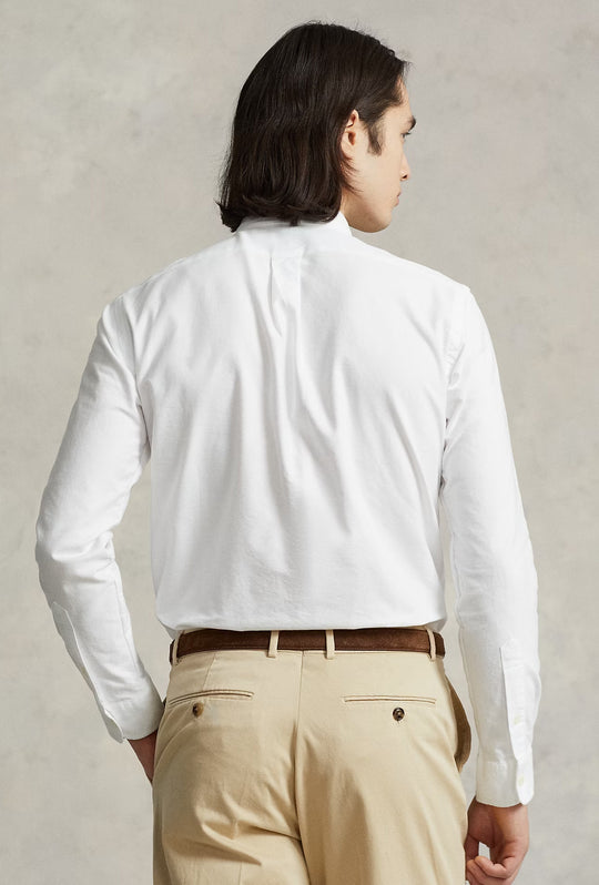 Camicia Uomo Ralph Lauren Button down cotone oxford - BIANCO