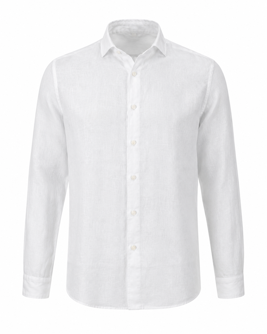 Camicia uomo 100% Lino fiammato Dresserd - BIANCO