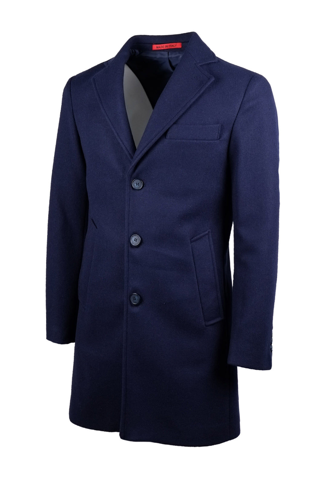 Cappotto Uomo Giubbotto in Panno Invernale Made in Italy Dresserd - BLU