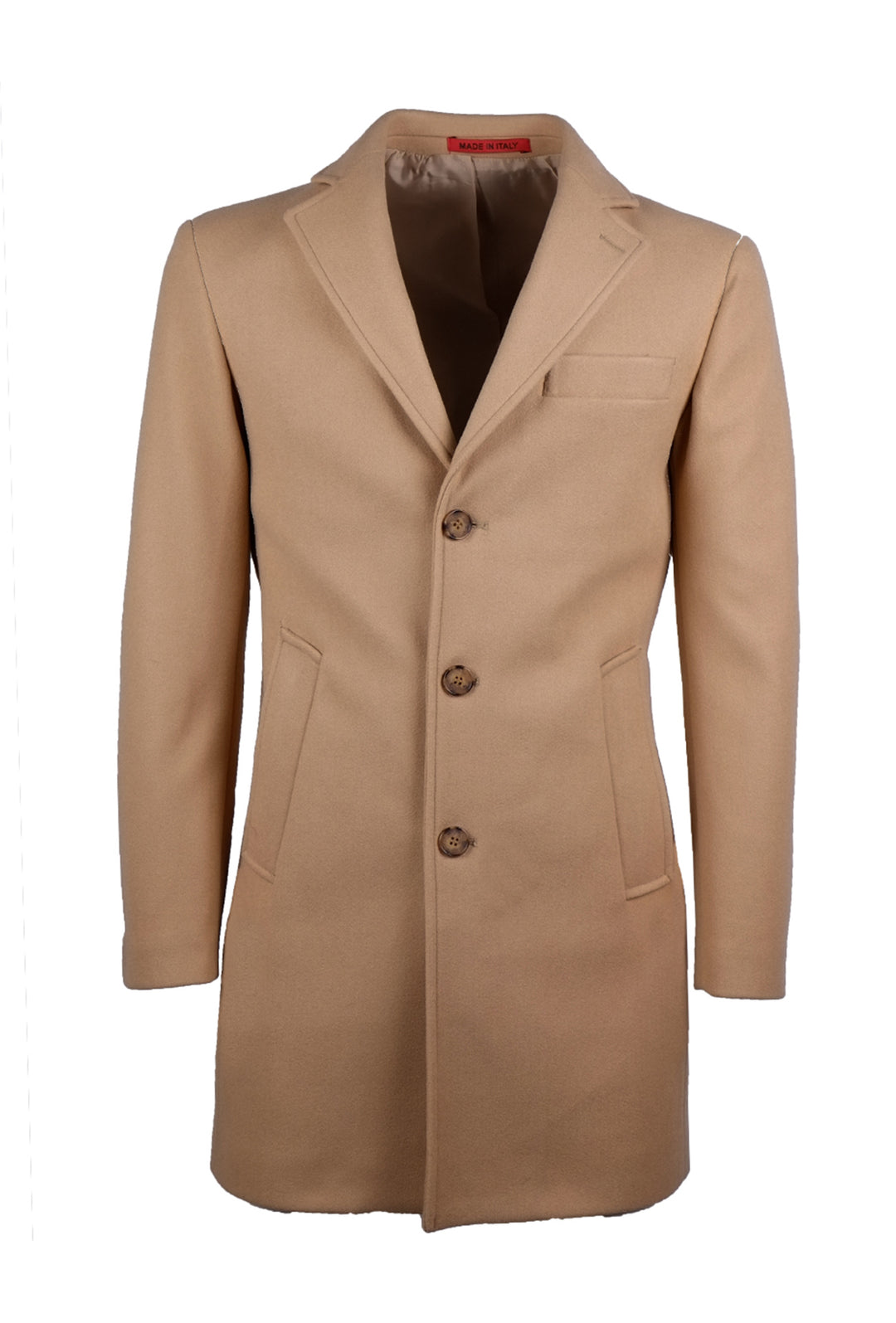 Cappotto Uomo Giubbotto in Panno Invernale Made in Italy Dresserd CAMMELLO