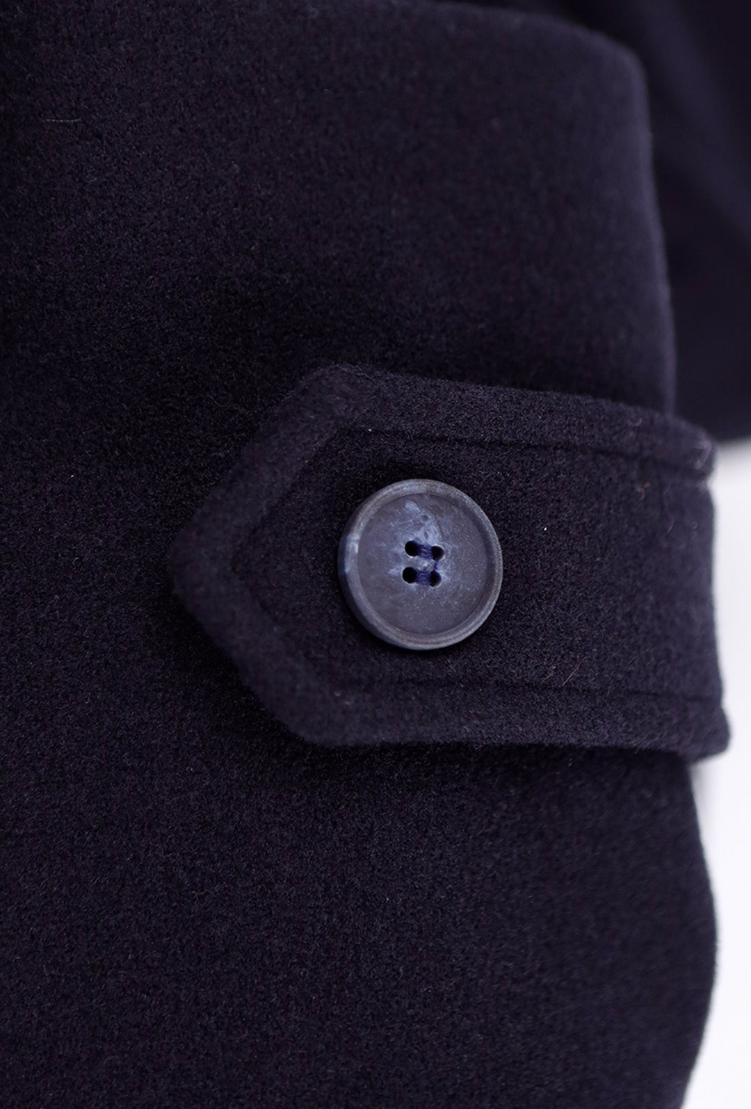 Cappotto uomo in panno con cappuccio Made in italy - BLU