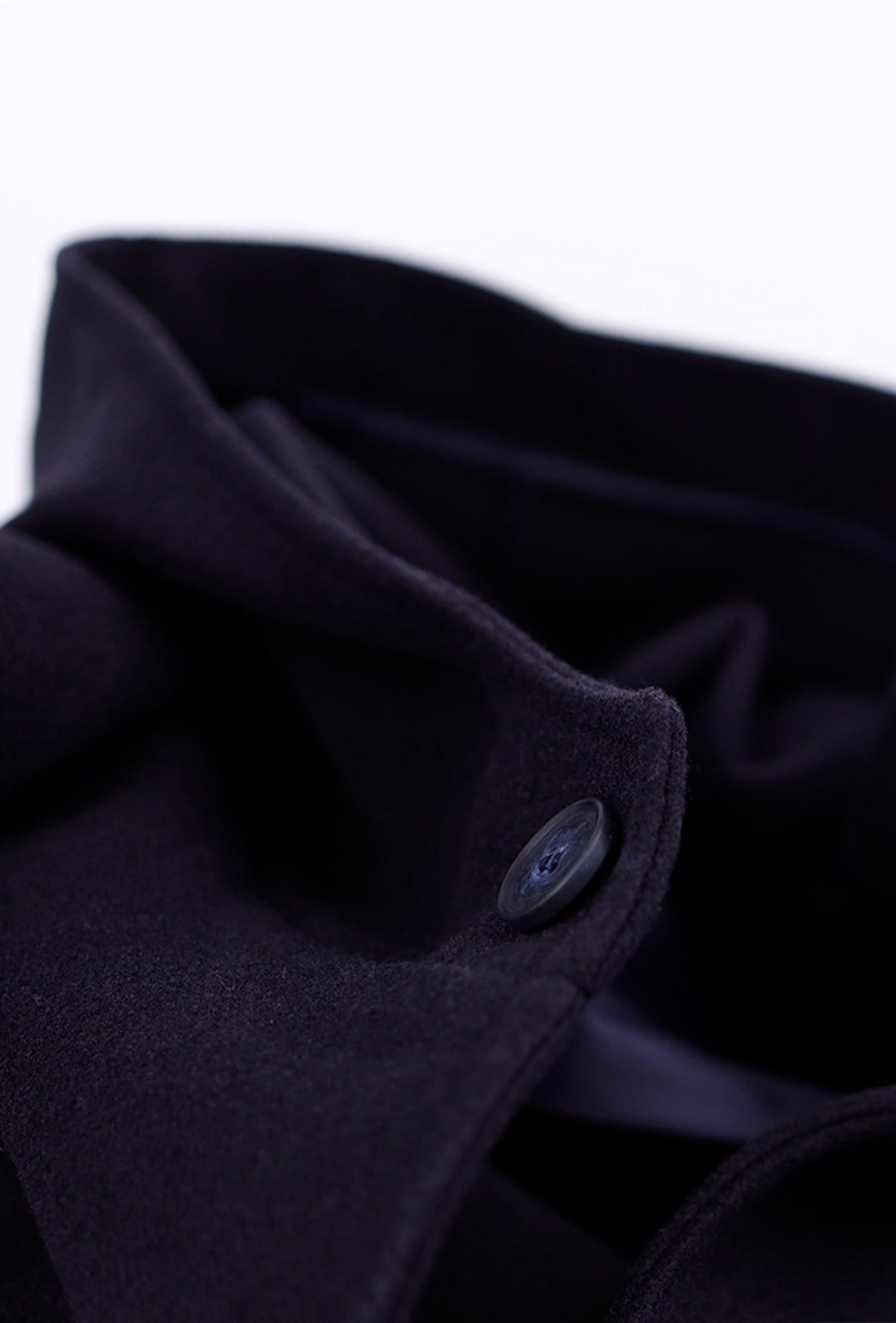 Cappotto uomo in panno con cappuccio Made in italy - BLU