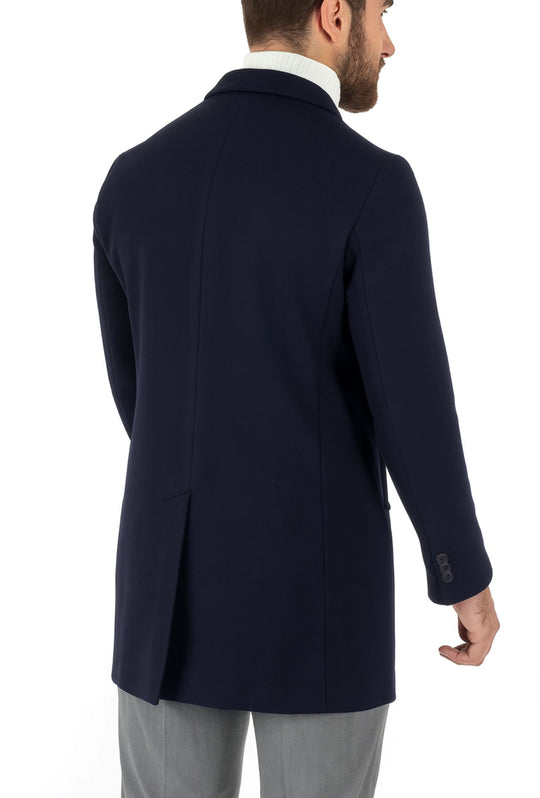 Cappotto Uomo Giubbotto in Panno Invernale Made in Italy Dresserd - BLU