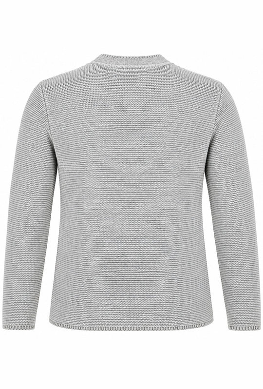 Cardigan Uomo Maglie in cotone con bottoni Giacca in maglia Semi Slim Fit  Dresserd - GRIGIO