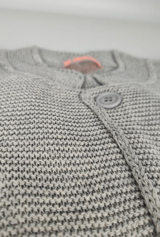 Cardigan Uomo Maglie in cotone con bottoni Giacca in maglia Semi Slim Fit  Dresserd - GRIGIO