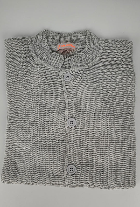 Cardigan Uomo Maglie in cotone con bottoni Giacca in maglia Semi Slim Fit  Dresserd - GRIGIO