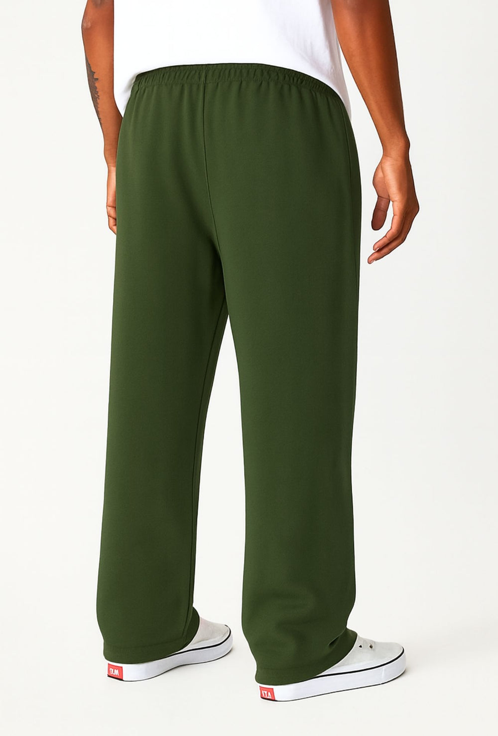 Pantalone di Tuta Regular Fit gamba dritta 100% cotone - VERDE