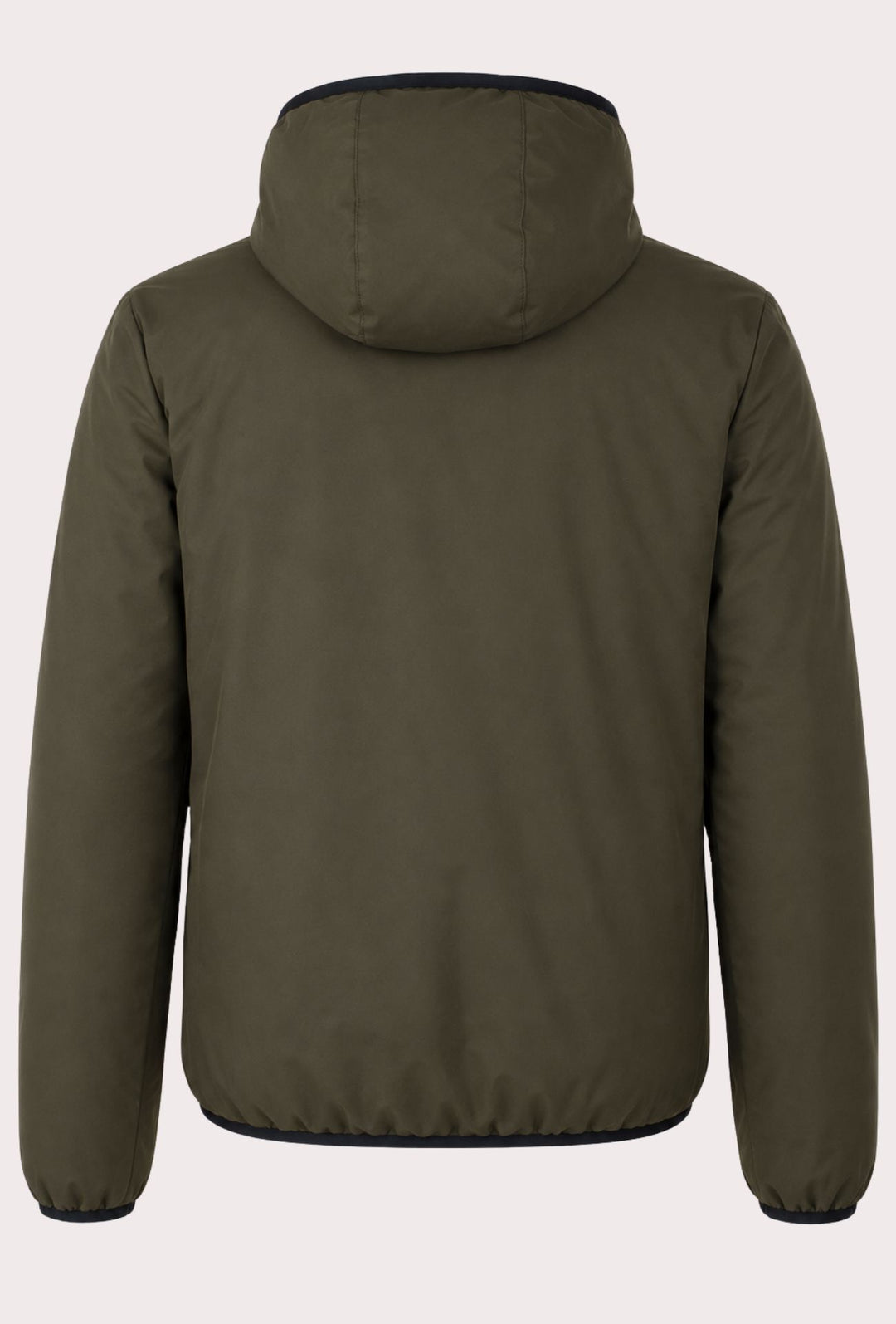 Giubbotto Uomo Double Face Dresserd Piumino e tessuto tecnico - VERDE MILITARE