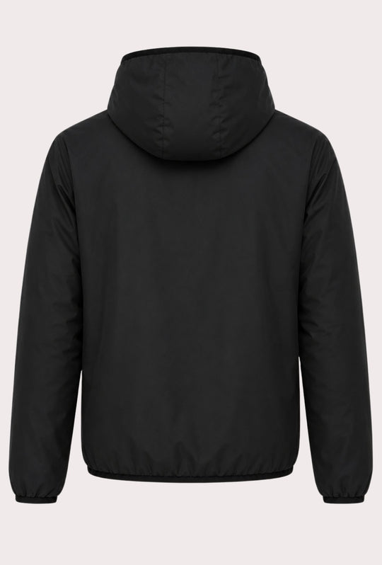 Giubbotto Uomo Double Face Dresserd Piumino e tessuto tecnico - NERO