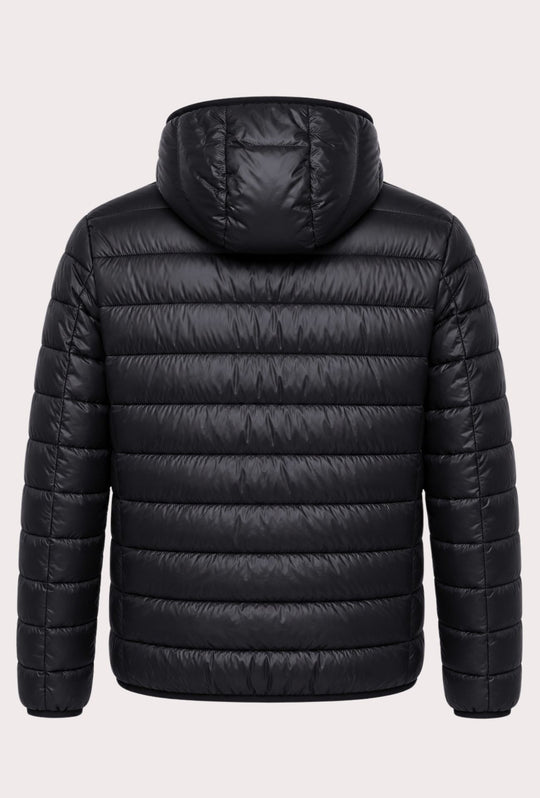 Giubbotto Uomo Double Face Dresserd Piumino e tessuto tecnico - NERO