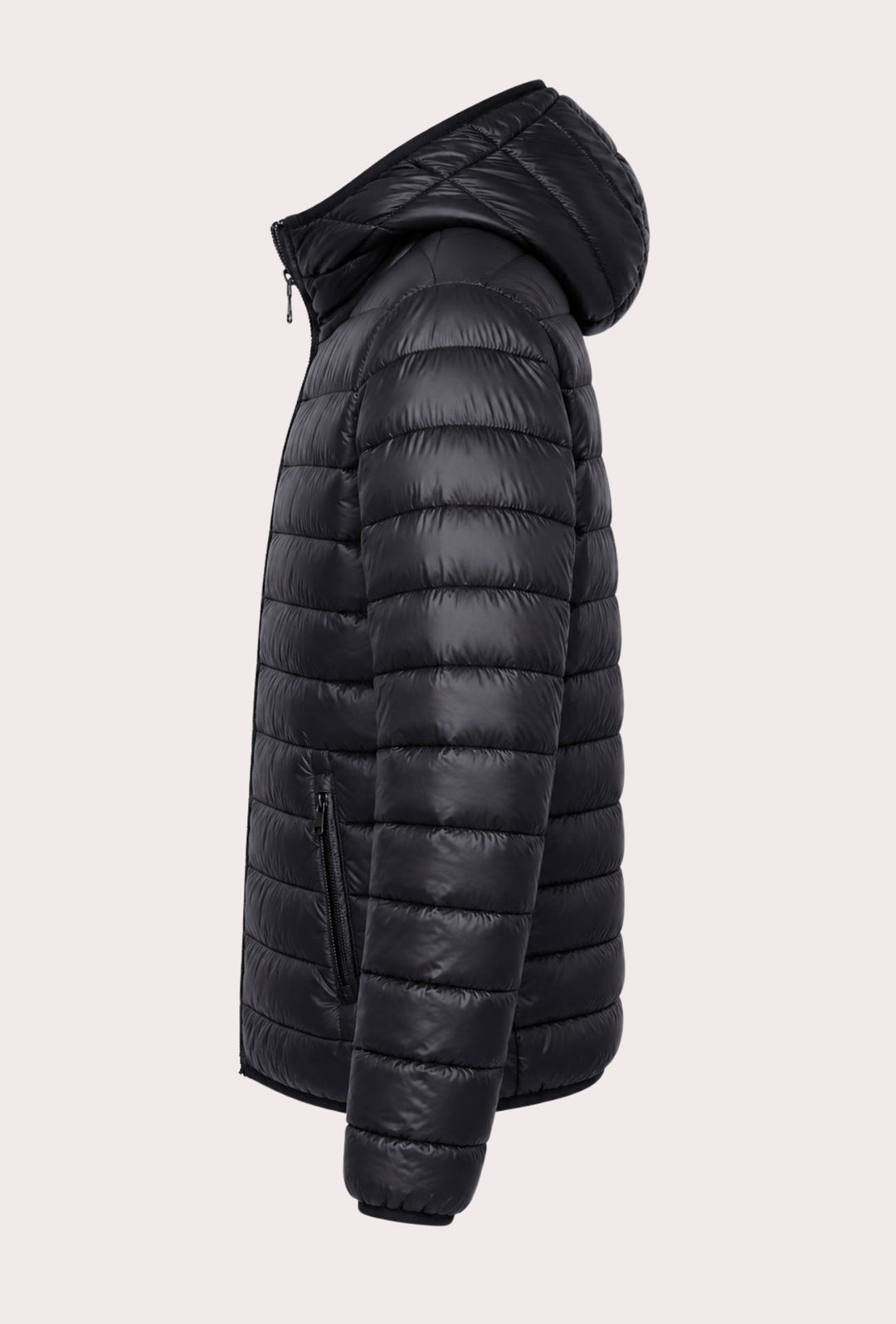 Giubbotto Uomo Double Face Dresserd Piumino e tessuto tecnico - NERO