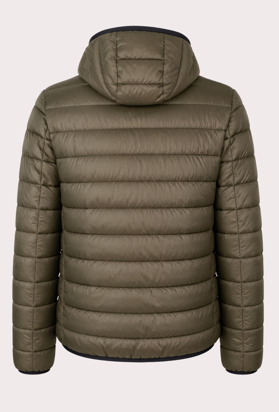Giubbotto Uomo Double Face Dresserd Piumino e tessuto tecnico - VERDE MILITARE