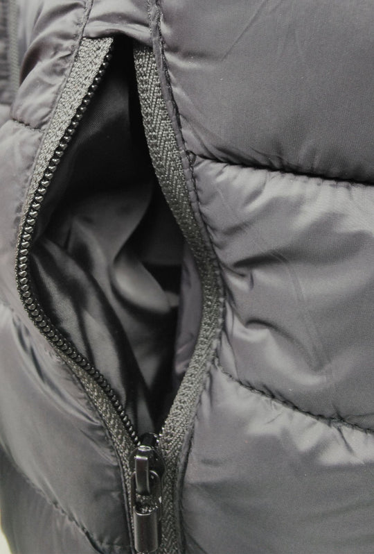 Giubbotto Uomo Double Face Dresserd Piumino e tessuto tecnico - NERO
