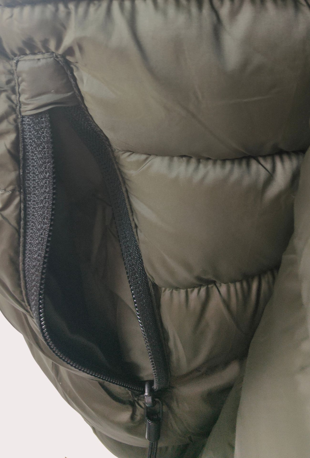 Giubbotto Uomo Double Face Dresserd Piumino e tessuto tecnico - VERDE MILITARE