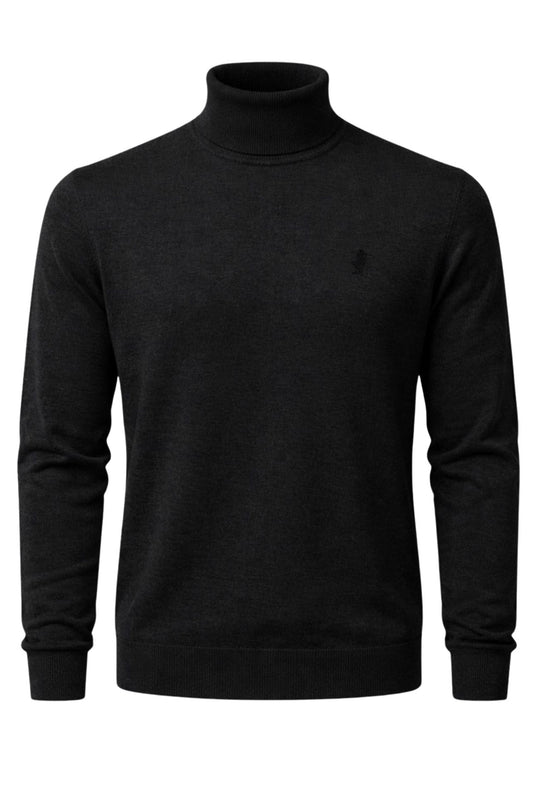 Dolcevita uomo MCS in lana merinos made in Italy finezza 12 - ANTRACITE