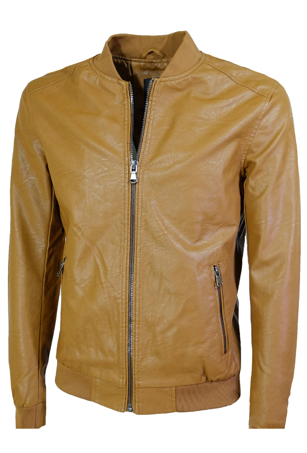 Giubbotto Uomo In Ecopelle Slim Fit - Giacca Coreana Casual Con Zip E Tasche - Foto 7