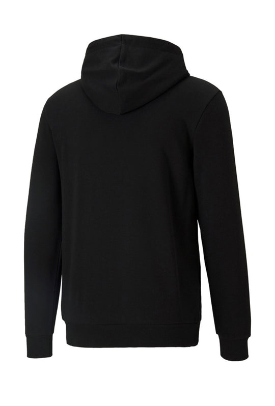 Felpa Uomo Puma con cappuccio stampo grande - NERO