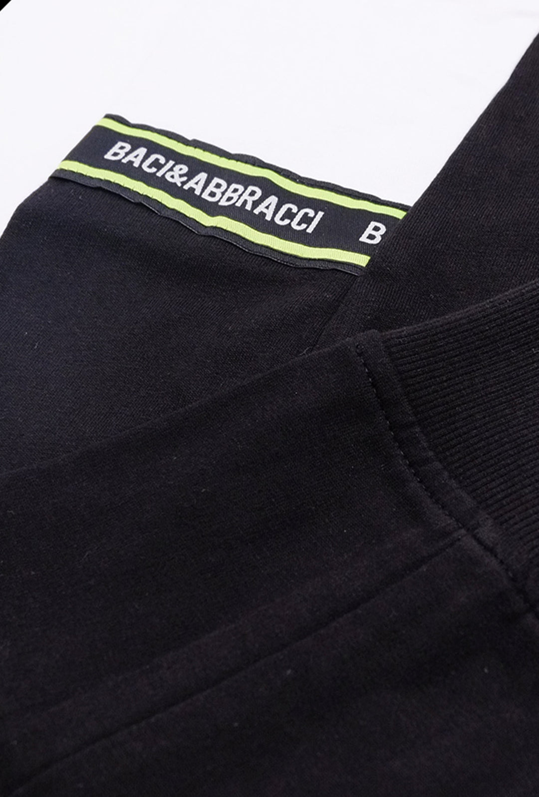 Felpa Uomo Baci & Abbraccio Cotone Leggero Felpe con zip e cappuccio Dresserd - NERO