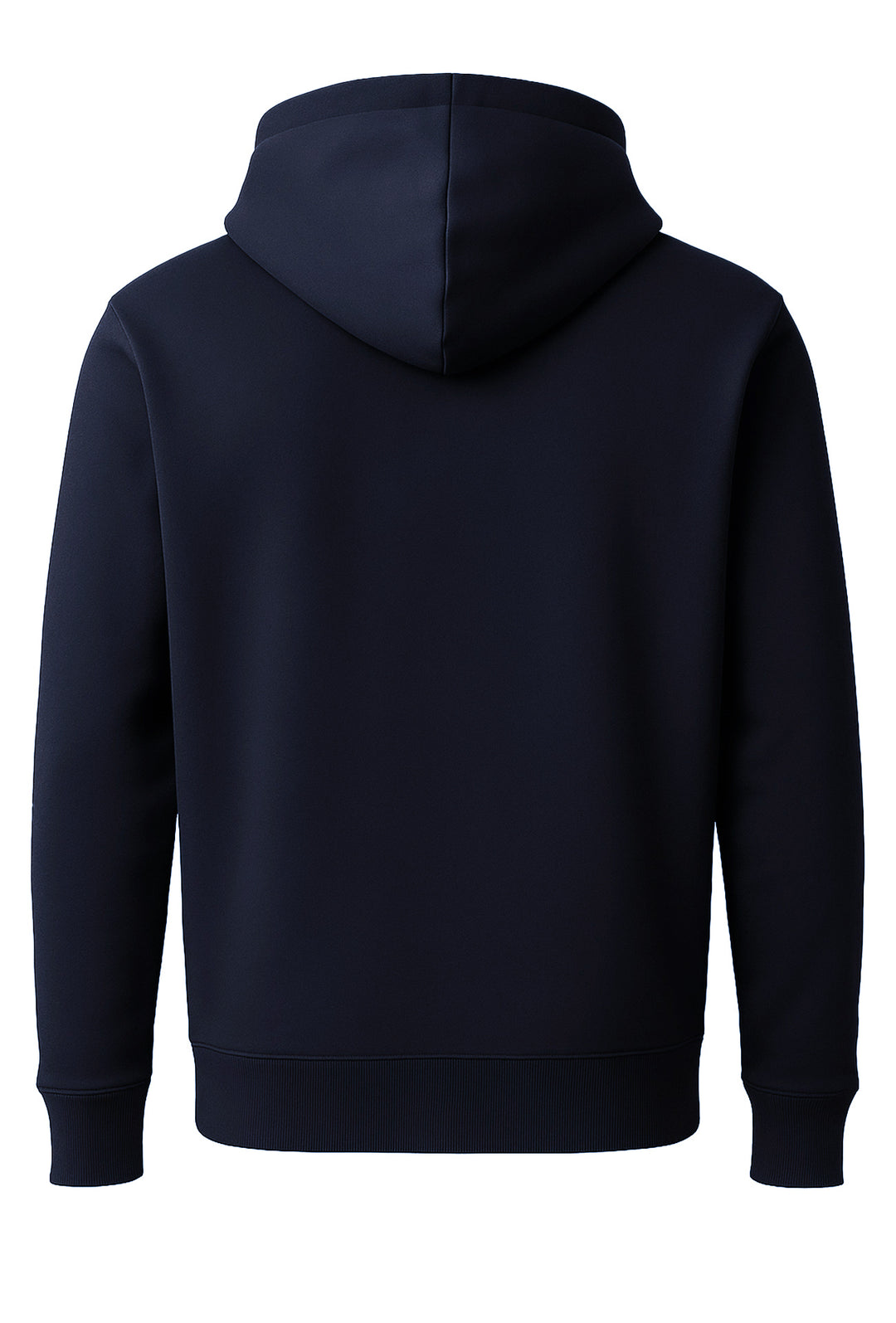 Felpa uomo con cappuccio Full Zip dresserd felpata - BLU