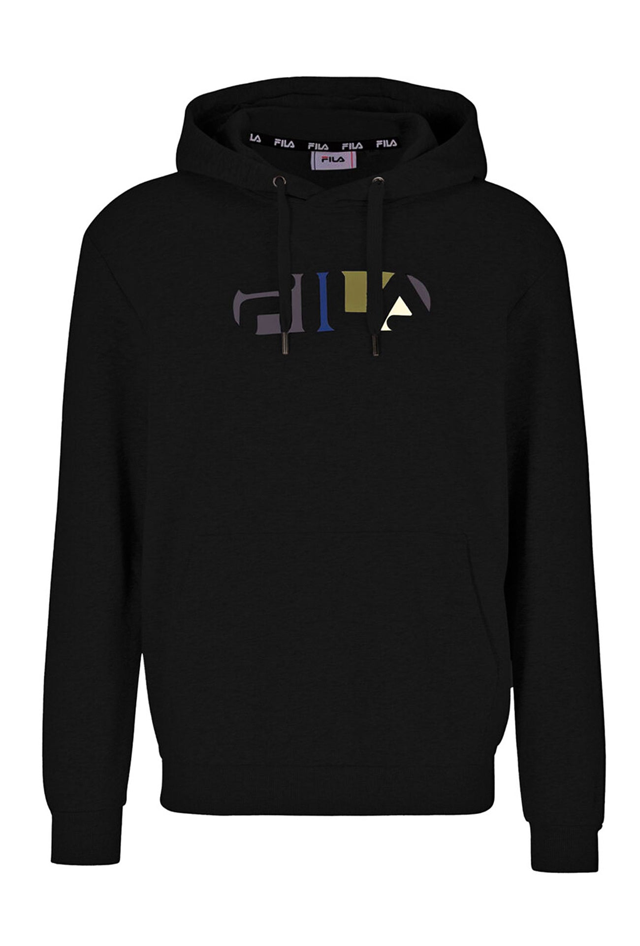 Felpa Uomo FILA logo BUSWILLER HOODY Felpe chiuse con cappuccio NERO