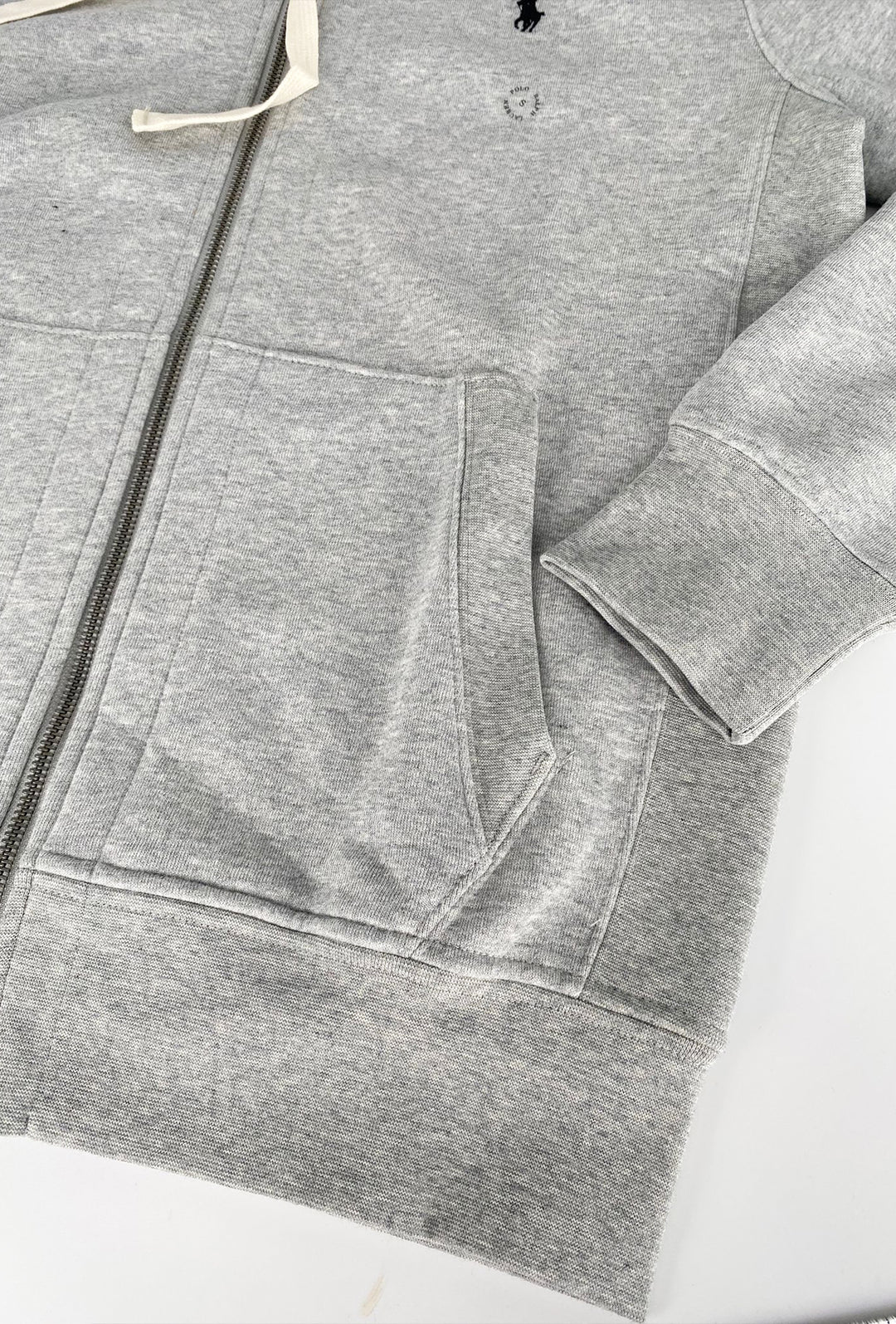 Felpa Uomo Polo Ralph Lauren con cappuccio e zip - GRIGIO