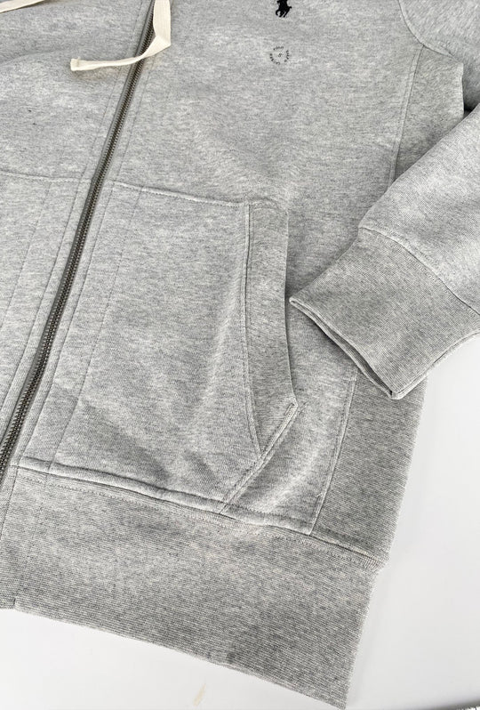 Felpa Uomo Polo Ralph Lauren con cappuccio e zip - GRIGIO