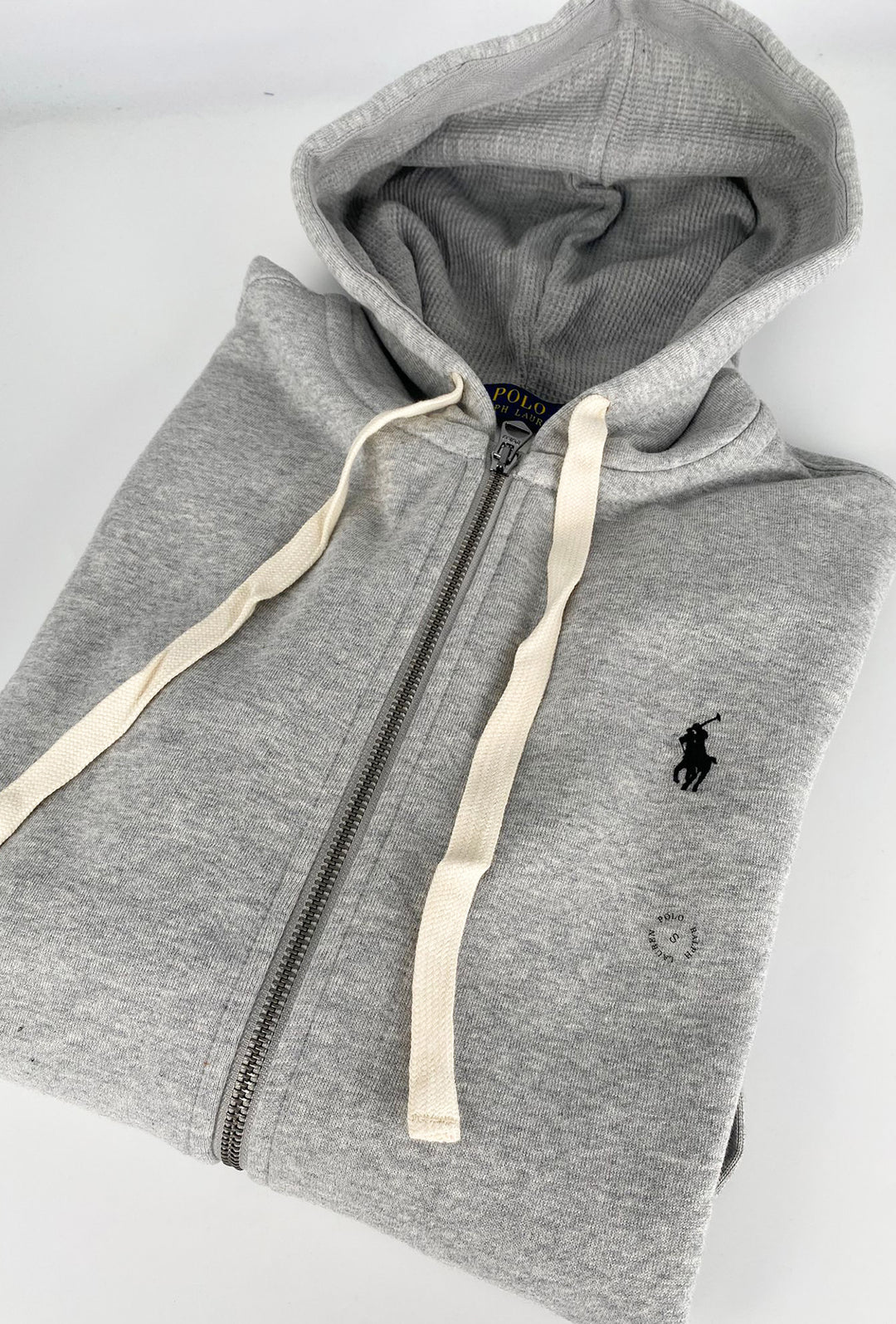 Felpa Uomo Polo Ralph Lauren con cappuccio e zip - GRIGIO