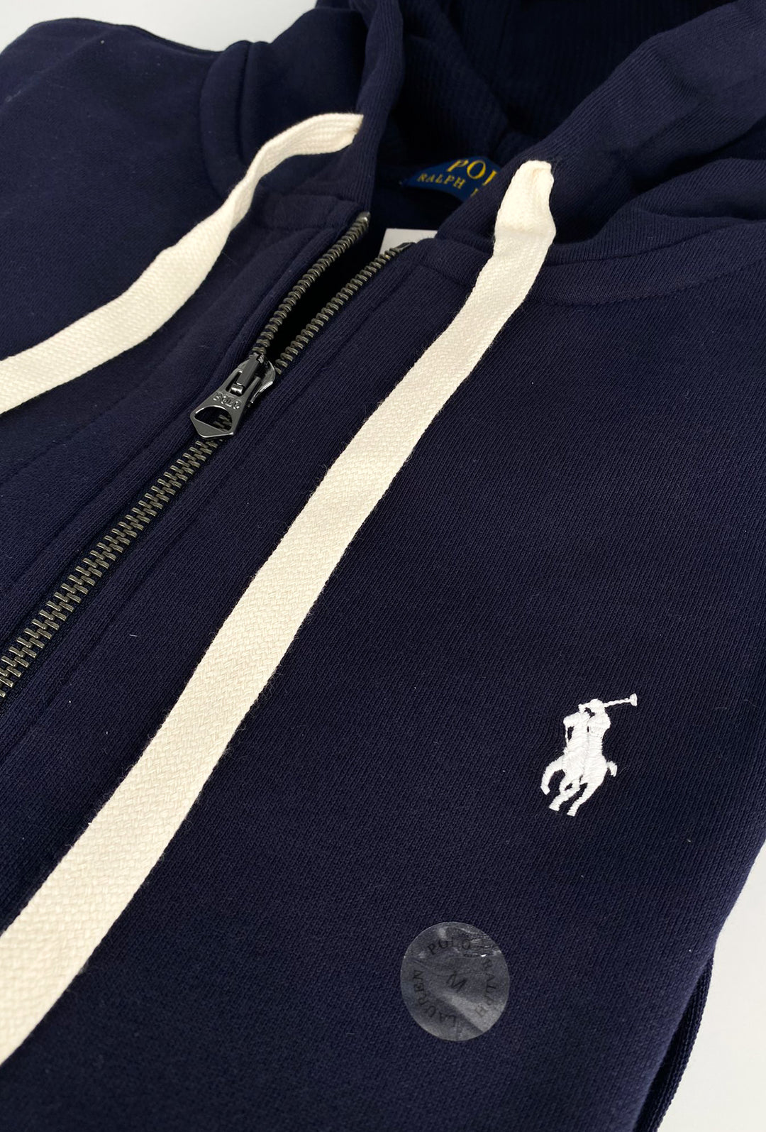 Felpa Uomo Polo Ralph Lauren con cappuccio e zip - BLU