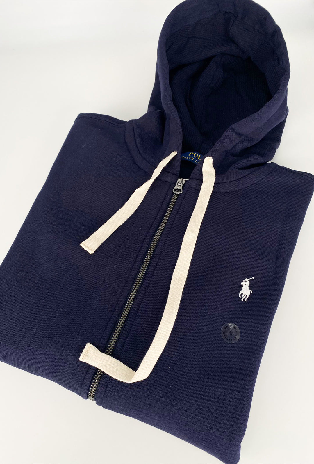 Felpa Uomo Polo Ralph Lauren con cappuccio e zip - BLU