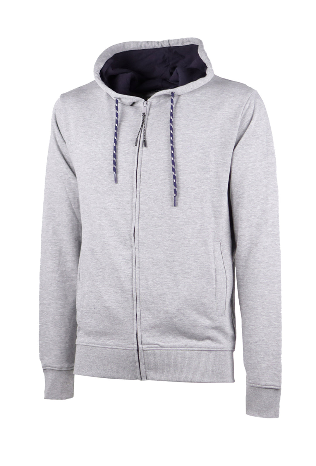 Cappuccio Felpe Uomo Sportive Felpa Uomo Tinta Unita Ascot Sport