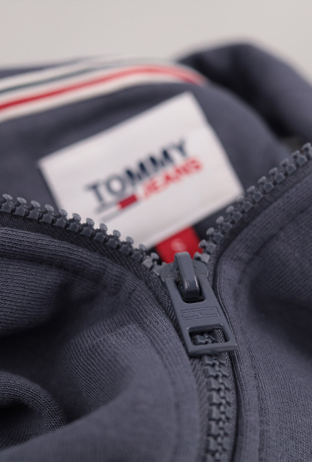 Felpa Uomo Tommy Jeans Felpe Tinta Unita Invernale Zip e cappuccio - GRIGIO SCURO