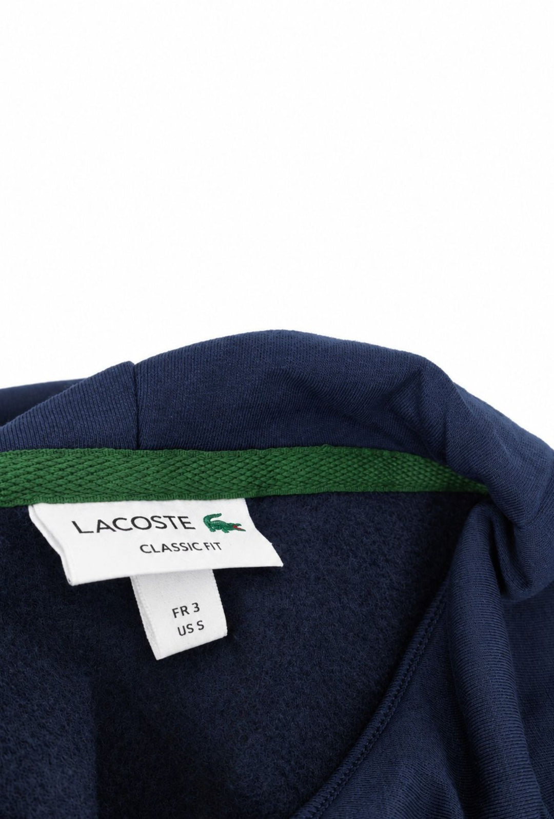 Felpa Uomo Interno felpato LACOSTE con cappuccio -BLU