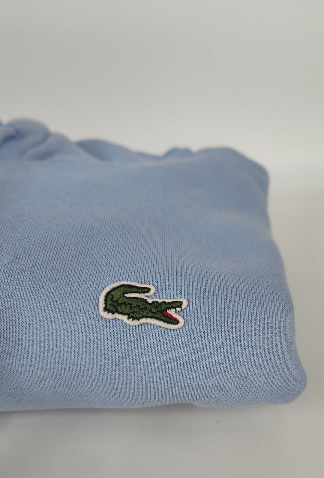 Felpa Uomo Interno felpato LACOSTE con cappuccio - AZZURRO POLVERE