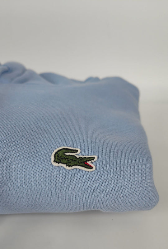 Felpa Uomo Interno felpato LACOSTE con cappuccio - AZZURRO POLVERE