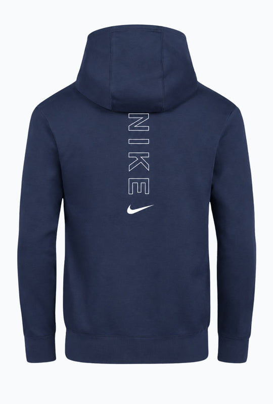 Tuta Nike Uomo Completa Felpata con Cappuccio  Full Zip- BLU