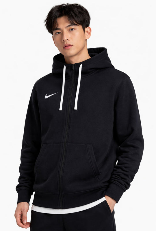 Felpa uomo NIKE con zip park20 fz hoodie felpata - NERO