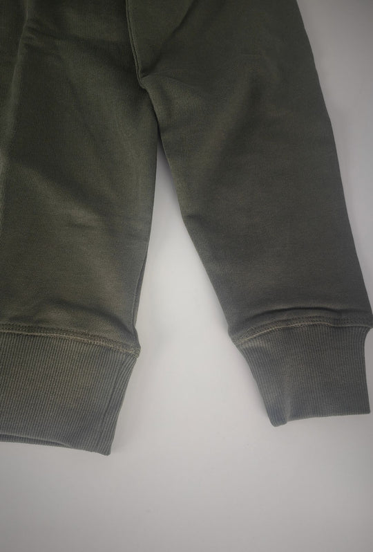 Felpa Uomo NORTH SAILS  Girocollo in 100% Cotone Logo ricamato lato cuore-  VERDE ARMY
