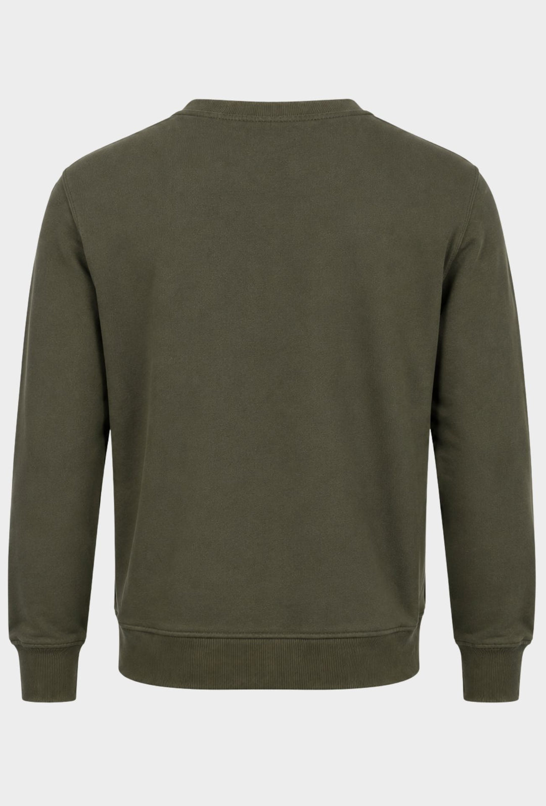 Felpa Uomo NORTH SAILS  Girocollo in 100% Cotone Logo ricamato lato cuore-  VERDE ARMY