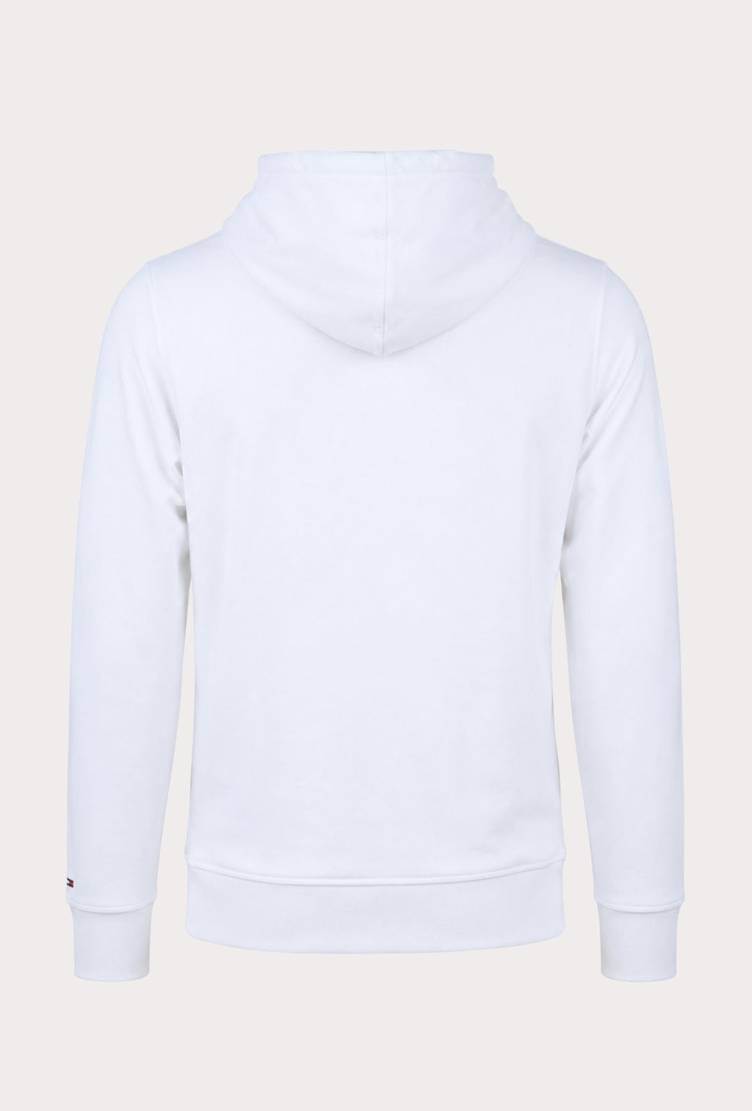 Felpa uomo Tommy Hilfiger Flex con cappuccio e logo Regular fit invernale - BIANCO