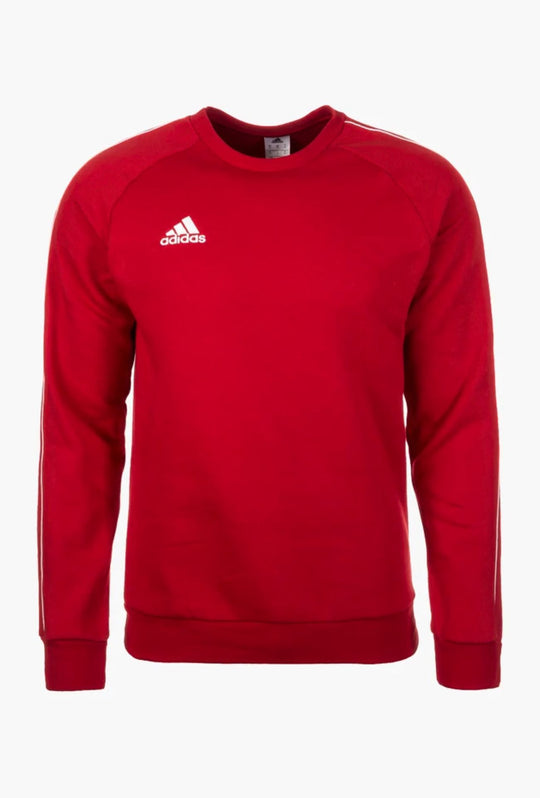 Felpa uomo ADIDAS Core girocollo felpato - ROSSO