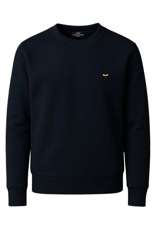 Felpa uomo Armata di Mare girocollo felpato - BLU