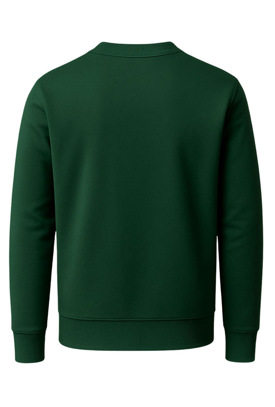 Felpa uomo Armata di Mare girocollo felpato - VERDE