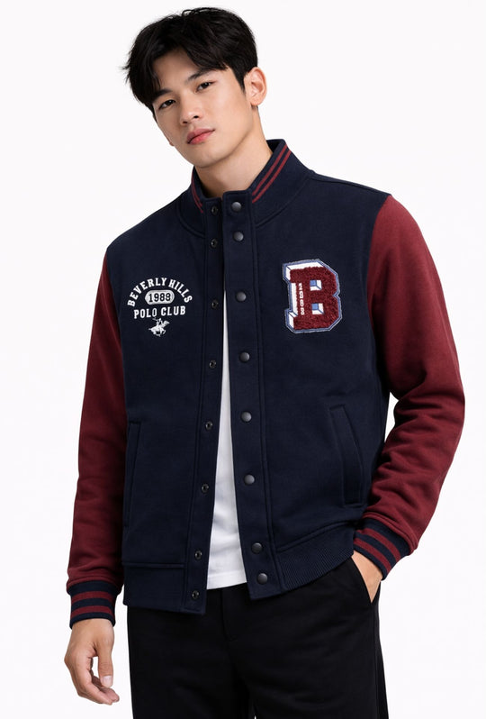 Felpa uomo Beverly Hills Polo Club college felpato