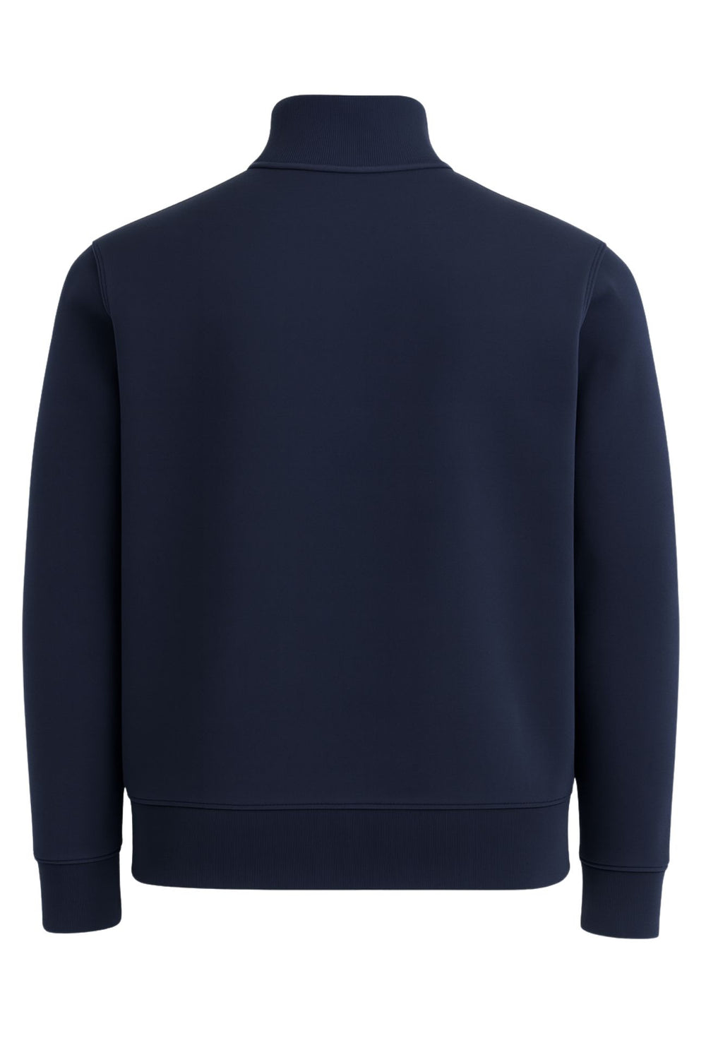 Felpa Uomo aperta con zip felpe invernali senza cappuccio - BLU