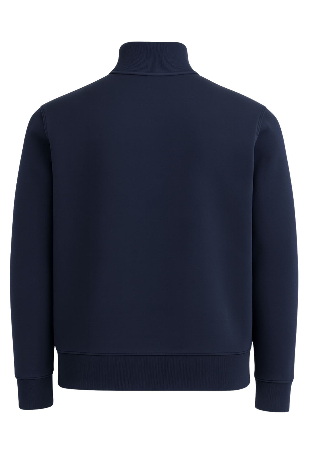 Felpa Uomo aperta con zip felpe invernali senza cappuccio - BLU