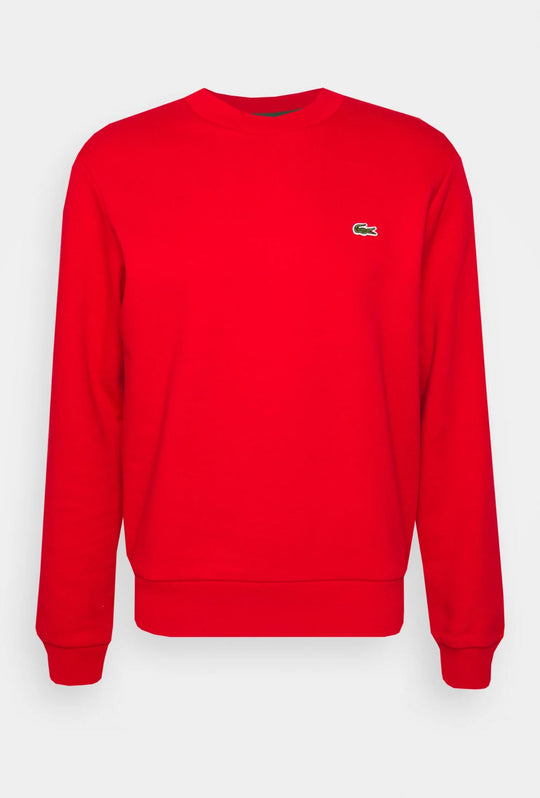 Felpa Uomo Lacoste Rouge Girocollo Vestibilità Regolare - ROSSO