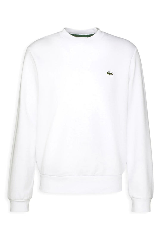 Felpa Uomo Lacoste girocollo felpato - BIANCO
